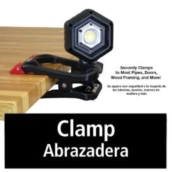 Husky 1500-Lumens Rechargeable Clamp LED Work Light -Husky Tools Shop husky work lights cl1500hd 4f 1000