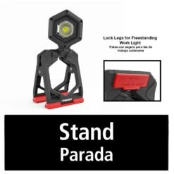 Husky 1500-Lumens Rechargeable Clamp LED Work Light -Husky Tools Shop husky work lights cl1500hd 76 1000