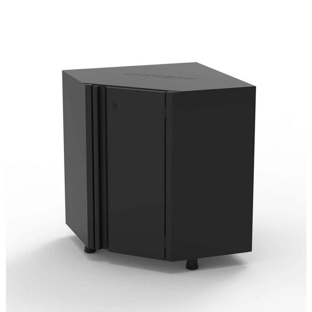 Husky 28 In. W X 28 In. D Stainless Steel Corner Work Surface For Regular Duty Welded Steel Corner Garage Base Cabinet 4 Husky 28 In. W X 28 In. D Stainless Steel Corner Work Surface For Regular Duty Welded Steel Corner Garage Base Cabinet - Image 2