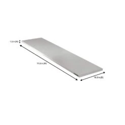 Husky 72 In. W X 18 In. D Stainless Steel Surface For Regular Duty Storage System -Husky Tools Shop husky workbench tops g7200ss us 40 1000