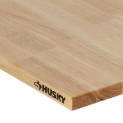 Husky 84 In. W X 23 In. D Solid Wood Work Surface For Heavy Duty Welded Steel Garage Storage System 12 Husky 84 In. W X 23 In. D Solid Wood Work Surface For Heavy Duty Welded Steel Garage Storage System -Husky Tools Shop husky workbench tops htc1000003 1d 1000