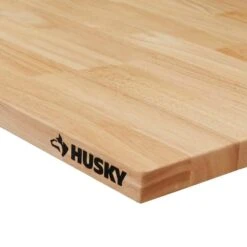 Husky 96 In. W X 23 In. D Wood Work Surface For Extra Wide Heavy Duty Steel Storage System -Husky Tools Shop husky workbench tops htc1000015 40 1000