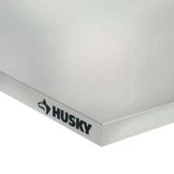 Husky 96 In. W X 23 In. D Steel Work Surface For Extra Wide Heavy Duty Welded Steel Garage Storage System -Husky Tools Shop husky workbench tops htc1000016 1d 1000
