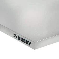 Husky 96 In. W X 23 In. D Steel Work Surface For Extra Wide Heavy Duty Welded Steel Garage Storage System -Husky Tools Shop husky workbench tops htc1000016 a0 1000