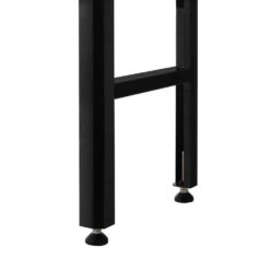 Husky Ready-To-Assemble 48 In. W X 20 In. D Solid Wood Top Workbench In Black -Husky Tools Shop husky workbenches 20t002 1b 40 1000