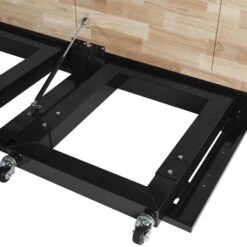 Husky Ready-To-Assemble 6 Ft. Folding Adjustable Height Solid Wood Top Workbench In Black -Husky Tools Shop husky workbenches g7200fw us a0 1000