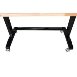Husky 46 In. W X 24 In. DAdjustable Height Black Workbench Table With Solid Wood Top 25 Husky 46 In. W X 24 In. DAdjustable Height Black Workbench Table With Solid Wood Top -Husky Tools Shop husky workbenches holt46xdb12 4f 1000