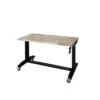 Husky 46 In. W X 24 In. DAdjustable Height Black Workbench Table With Solid Wood Top 2 Husky 46 In. W X 24 In. DAdjustable Height Black Workbench Table With Solid Wood Top -Husky Tools Shop husky workbenches holt46xdb12 64 1000