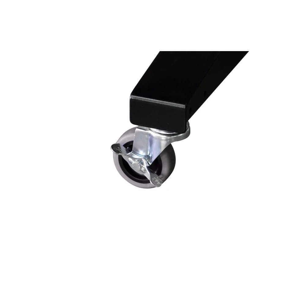 Husky 46 In. W X 24 In. DAdjustable Height Black Workbench Table With Solid Wood Top 10 Husky 46 In. W X 24 In. DAdjustable Height Black Workbench Table With Solid Wood Top - Image 8