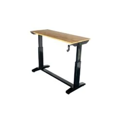 Husky 46 In. Wide X 18 In. Deep Adjustable Height Work Table With Wood Top, Gloss Black -Husky Tools Shop husky workbenches holt46xdb13 4f 1000