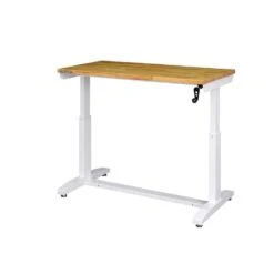 Husky 46 In. Adjustable Height Work Table In White -Husky Tools Shop husky workbenches holt46xdbj2 66 1000
