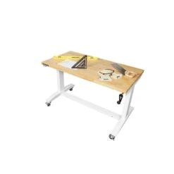 Husky 46 In. Adjustable Height Work Table In White -Husky Tools Shop husky workbenches holt46xdbj2 a0 1000