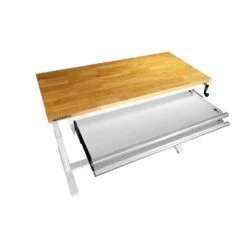 Husky Tool Storage 62 In. W White Adjustable Height Work Table With 2-Drawers 24 Husky Tool Storage 62 In. W White Adjustable Height Work Table With 2-Drawers -Husky Tools Shop husky workbenches holt6202bj2 1f 1000