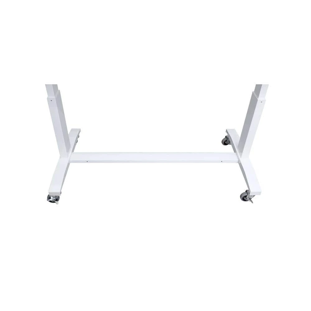 Husky 62 In. W X 24 In. D Adjustable Height White Worktable With Solid Wood Top 11 Husky 62 In. W X 24 In. D Adjustable Height White Worktable With Solid Wood Top - Image 9
