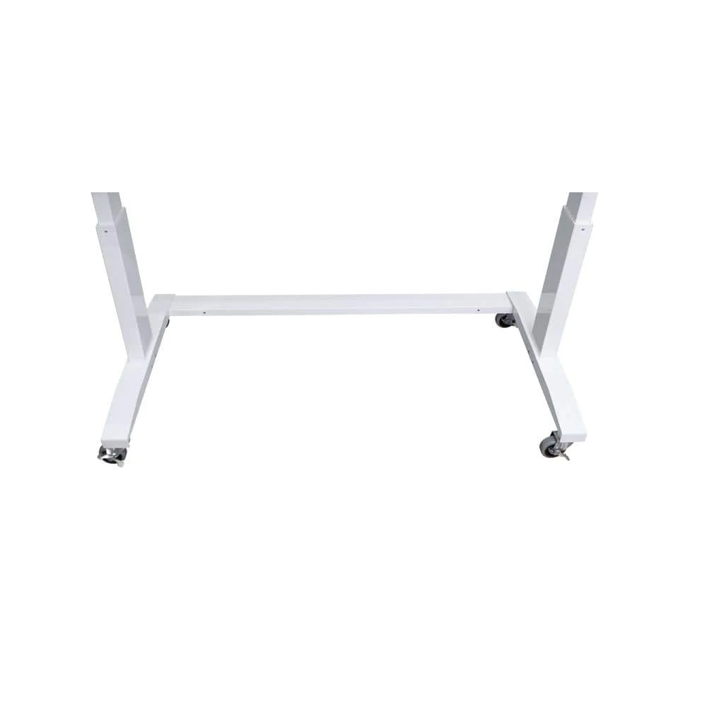 Husky 62 In. W X 24 In. D Adjustable Height White Worktable With Solid Wood Top 10 Husky 62 In. W X 24 In. D Adjustable Height White Worktable With Solid Wood Top - Image 8