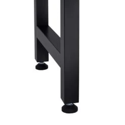 Husky 96 In. W X 23 In. D Adjustable Height Extra Wide Heavy Duty Black Workbench With Solid Wood Top -Husky Tools Shop husky workbenches htc1000014 a0 1000