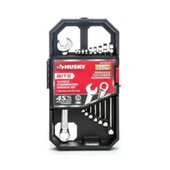 Husky BITE Metric Combination Wrench Set (10-Piece)