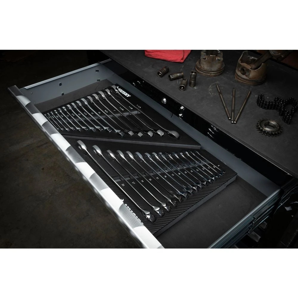 Husky SAE Combination Wrench Set With EVA Storage Tray (15-Piece) 11 Husky SAE Combination Wrench Set With EVA Storage Tray (15-Piece) - Image 9