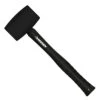 Husky 16 Oz. Black Rubber Mallet Fiberglass Handle -Husky Tools Shop mallets n g16rbhk 64 1000