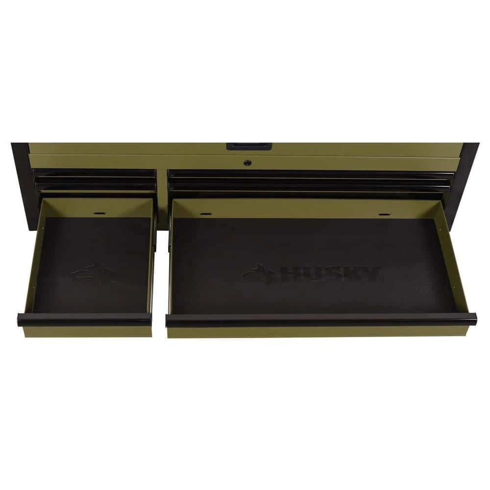 Husky Heavy Duty 52 In. W 6-Drawer Matte Army Green Top Tool Chest 15 Husky Heavy Duty 52 In. W 6-Drawer Matte Army Green Top Tool Chest - Image 13