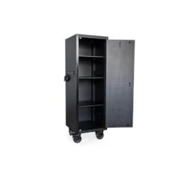 Husky Modular Tool Storage 24 In. W X 24 In. D Heavy Duty Matte Black Modular Tall Side Tool Chest Locker -Husky Tools Shop matte black husky side tool cabinets lockers hotc24xdbb1f d4 1000