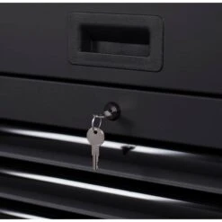 Husky Tool Storage 52 In. W X 20 In. D Heavy Duty Rolling Tool Chest Combo In Matte Black -Husky Tools Shop matte black husky tool chest combos h52ch6tr9hdv4 44 1000