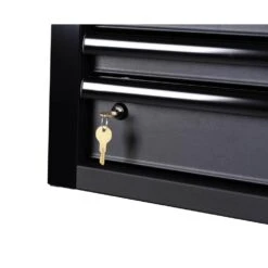 Husky Tool Storage 52 In. W X 20 In. D Heavy Duty Rolling Tool Chest Combo In Matte Black -Husky Tools Shop matte black husky tool chest combos h52ch6tr9hdv4 4f 1000