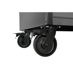 Husky HD 46 In. Wide 24.5 In. Deep 12-Drawer Tool Chest And Rolling Cab Set, Matte Black -Husky Tools Shop matte black husky tool chest combos hotc4612bb1s 40 1000