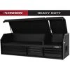 Husky Tool Storage 72 In. W X 23 In. D Heavy Duty Matte Black Top Tool Chest -Husky Tools Shop matte black husky top tool chests h72ch9hd 64 1000