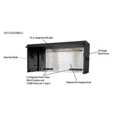 Husky Modular Tool Storage Heavy Duty 62 In. W X 24 In. D Matte Black Top Tool Chest -Husky Tools Shop matte black husky top tool chests hotc62xdbb1u 66 1000