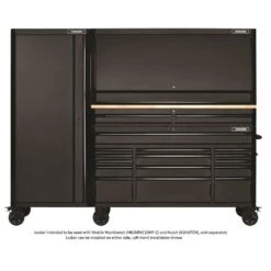 Husky Tool Storage 27 In. W X 23 In. D Heavy Duty Matte Black 4-Shelf Rolling Side Tool Locker 19 Husky Tool Storage 27 In. W X 23 In. D Heavy Duty Matte Black 4-Shelf Rolling Side Tool Locker -Husky Tools Shop matte black side tool cabinets lockers h27locker4 1d 1000