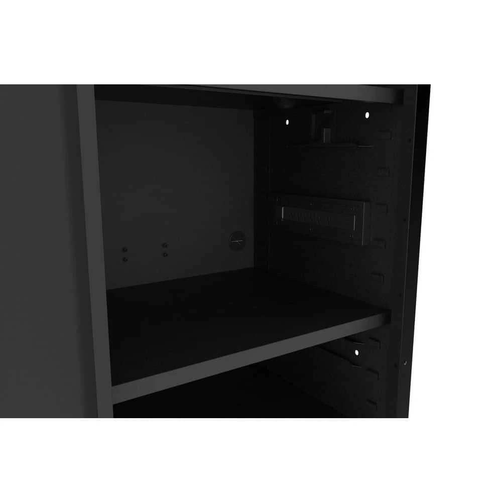 Husky Tool Storage 27 In. W X 23 In. D Heavy Duty Matte Black 4-Shelf Rolling Side Tool Locker 12 Husky Tool Storage 27 In. W X 23 In. D Heavy Duty Matte Black 4-Shelf Rolling Side Tool Locker - Image 10