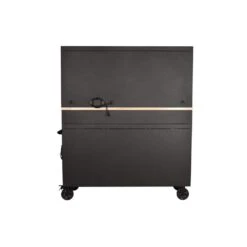 Husky 61 In. W X 23 In. D Heavy-Duty 17-Drawer Mobile Workbench Cabinet With Riser And Hutch In Matte Black -Husky Tools Shop matte black with black trim husky mobile workbenches h61mwc15hutch 66 1000