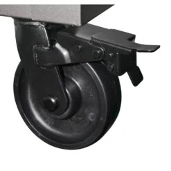 Husky 52 In. W X 25 In. D Heavy Duty 9-Drawer Mobile Workbench Cabinet With Adjustable-Height Hardwood Top In Matte Black -Husky Tools Shop matte black with black trim husky mobile workbenches holc5209bb1m 76 1000