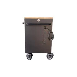 Husky 72 In. W X 24 In. D Heavy Duty 18-Drawer Mobile Workbench Cabinet With Adjustable-Height Hardwood Top In Matte Black -Husky Tools Shop matte black with black trim husky mobile workbenches holc7218bb1mys 31 1000