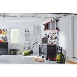 Husky 72 In. W X 24 In. D Heavy Duty 18-Drawer Mobile Workbench Cabinet With Adjustable-Height Hardwood Top In Matte Black -Husky Tools Shop matte black with black trim husky mobile workbenches holc7218bb1mys 77 1000