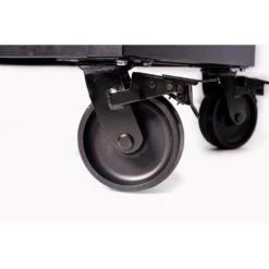 Husky 84 In. W X 24 In. D 18-Drawer Heavy-Duty Mobile Workbench With Stainless Steel Top In Matte Black -Husky Tools Shop matte black with black trim mobile workbenches hotc8418bb1m 40 1000