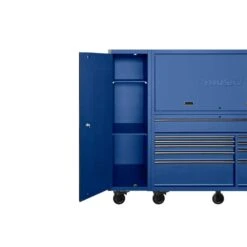 Husky Heavy-Duty21 In. W X 19 In. D Side Locker Component Matte Blue -Husky Tools Shop matte blue husky side tool cabinets lockers hotc8010bl1e 4f 1000