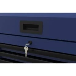 Husky Heavy-Duty 52 In. W 15-Drawer Matte Blue Steel Rolling Tool Chest Combo -Husky Tools Shop matte blue husky tool chest combos h52ch6tr9hdv4bl 4f 1000