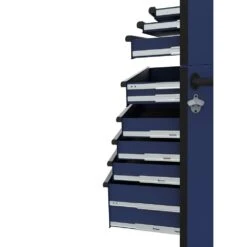 Husky Heavy-Duty 52 In. W 15-Drawer Matte Blue Steel Rolling Tool Chest Combo -Husky Tools Shop matte blue husky tool chest combos h52ch6tr9hdv4bl 77 1000