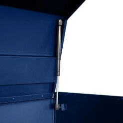 Husky 56 In. W X 22 In. D Heavy Duty 23-Drawer Combination Rolling Tool Chest And Top Tool Cabinet Set In Matte Blue -Husky Tools Shop matte blue with black finishes husky tool chest combos hotc5623bl2s 1f 1000