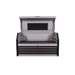 Husky Heavy Duty 42 In. W X 20 In. D 5-Drawer Matte Gray Top Tool Chest -Husky Tools Shop matte gray husky top tool chests h42ch5hdgry 4f 1000