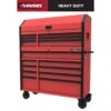 Husky Heavy-Duty 52 In. W 15-Drawer Matte Red Steel Rolling Tool Chest Combo 2 Husky Heavy-Duty 52 In. W 15-Drawer Matte Red Steel Rolling Tool Chest Combo -Husky Tools Shop matte red husky tool chest combos h52ch6tr9hdv4rd 64 1000