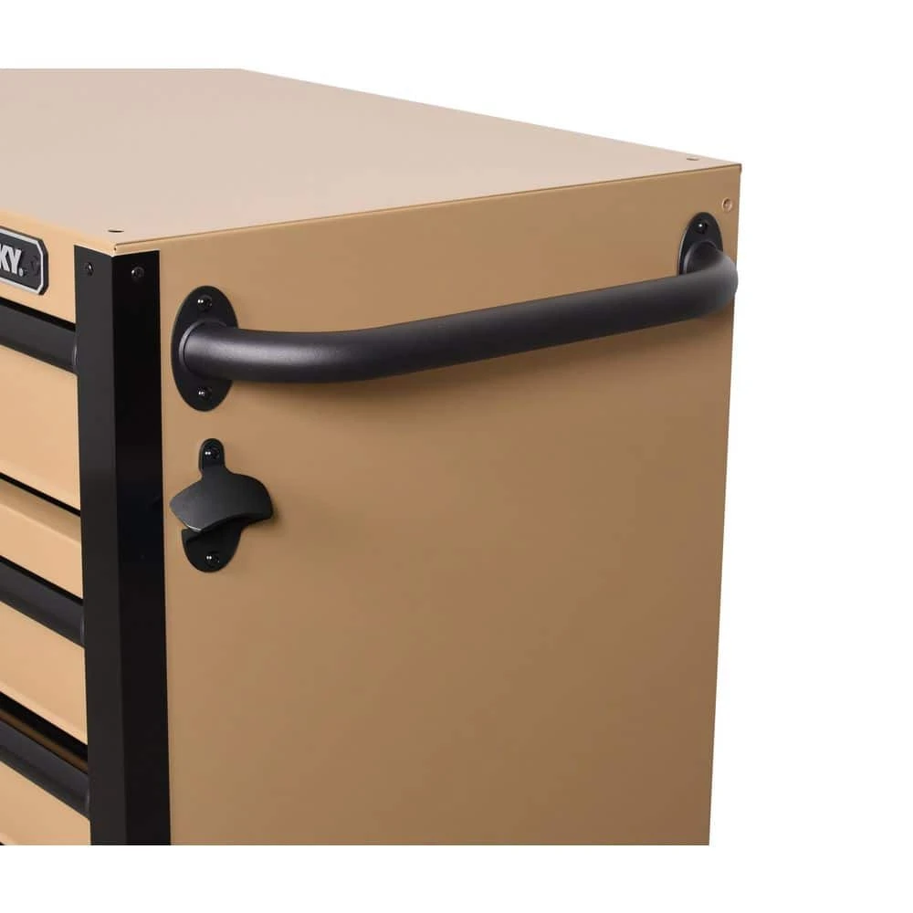 Husky Heavy Duty 52 In. W 9-Drawer Matte Tan Rolling Tool Cabinet 10 Husky Heavy Duty 52 In. W 9-Drawer Matte Tan Rolling Tool Cabinet - Image 8