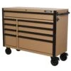 Husky Heavy Duty 52 In. W 9-Drawer Matte Tan Rolling Tool Cabinet -Husky Tools Shop matte tan husky tool cabinets h52tr9hdv4tan 64 1000
