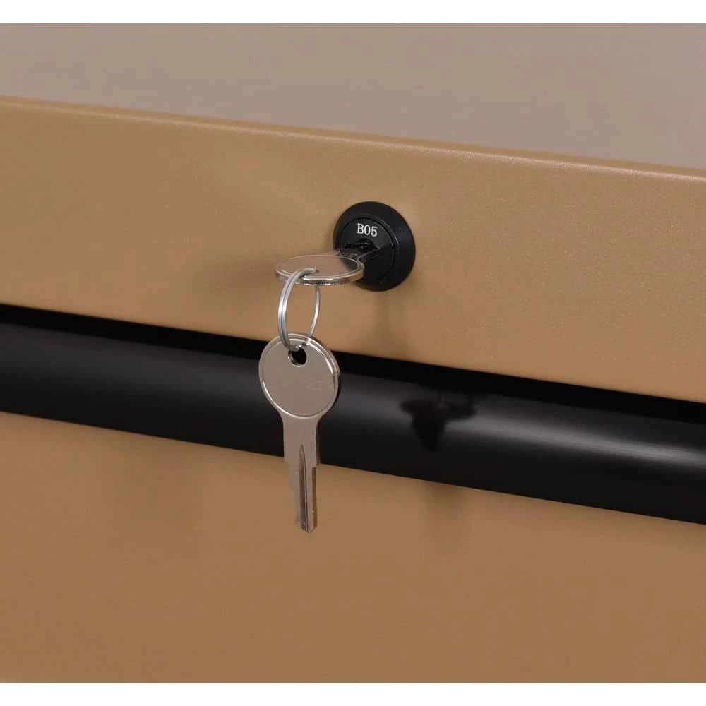 Husky Heavy Duty 52 In. W 9-Drawer Matte Tan Rolling Tool Cabinet 9 Husky Heavy Duty 52 In. W 9-Drawer Matte Tan Rolling Tool Cabinet - Image 7