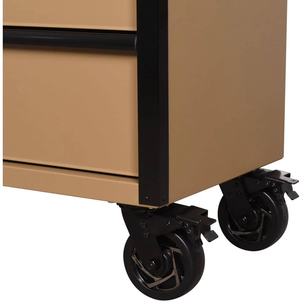 Husky Heavy Duty 52 In. W 9-Drawer Matte Tan Rolling Tool Cabinet 13 Husky Heavy Duty 52 In. W 9-Drawer Matte Tan Rolling Tool Cabinet - Image 11