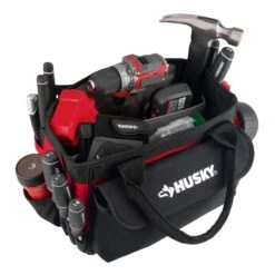 Husky 14 In. Open Tool Bag With 15 Pockets -Husky Tools Shop multi colored husky tool bags hd60088a th a0 1000