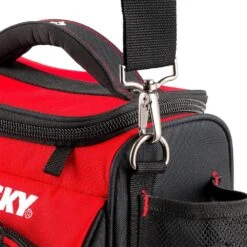 Husky 9 In. Job Site Lunch Box Cooler Bag -Husky Tools Shop red black husky tool bags hd50100 th 1f 1000