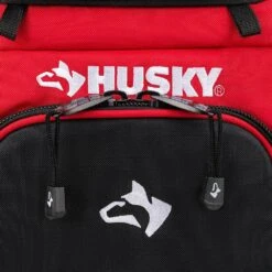 Husky 9 In. Job Site Lunch Box Cooler Bag -Husky Tools Shop red black husky tool bags hd50100 th 44 1000